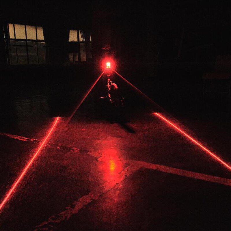 自行车山地车智能激光尾灯 转向灯刹车灯 骑行装备单车配件