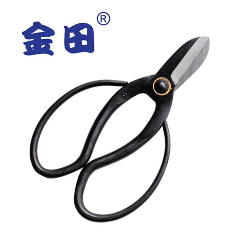 日本金田全钢插花剪刀修花剪园艺剪修枝剪花艺剪盆栽花店修花工具