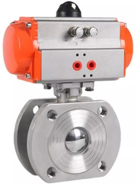 Q671F-25P不锈钢304PN16气动对夹式球阀意大利式超薄型球阀DN6580