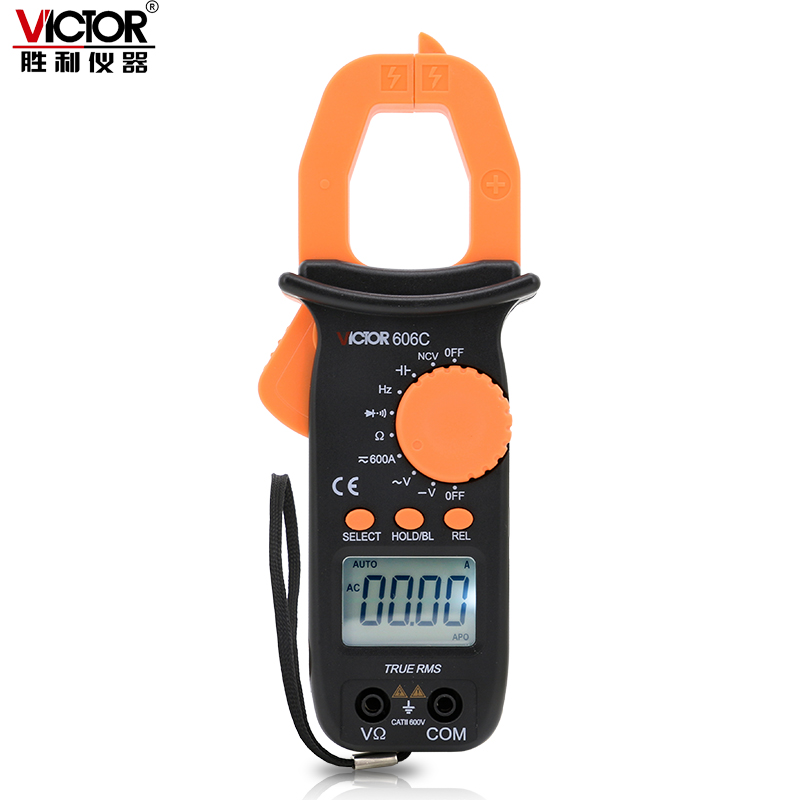 VICTOR胜利VC606A,VC606B,VC606C钳形电流表 钳型表 高精度万能表