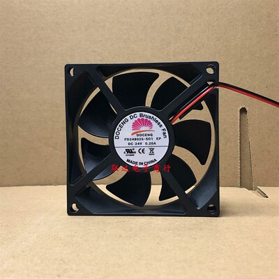 DOCENG FD248025-SD1 EP 24V 0.20A 8CM 8025变频器直流散热风