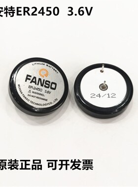 FANSO 孚安特扣式电池ER2450 3.6V 胎压电池税控机电池TLH-2450