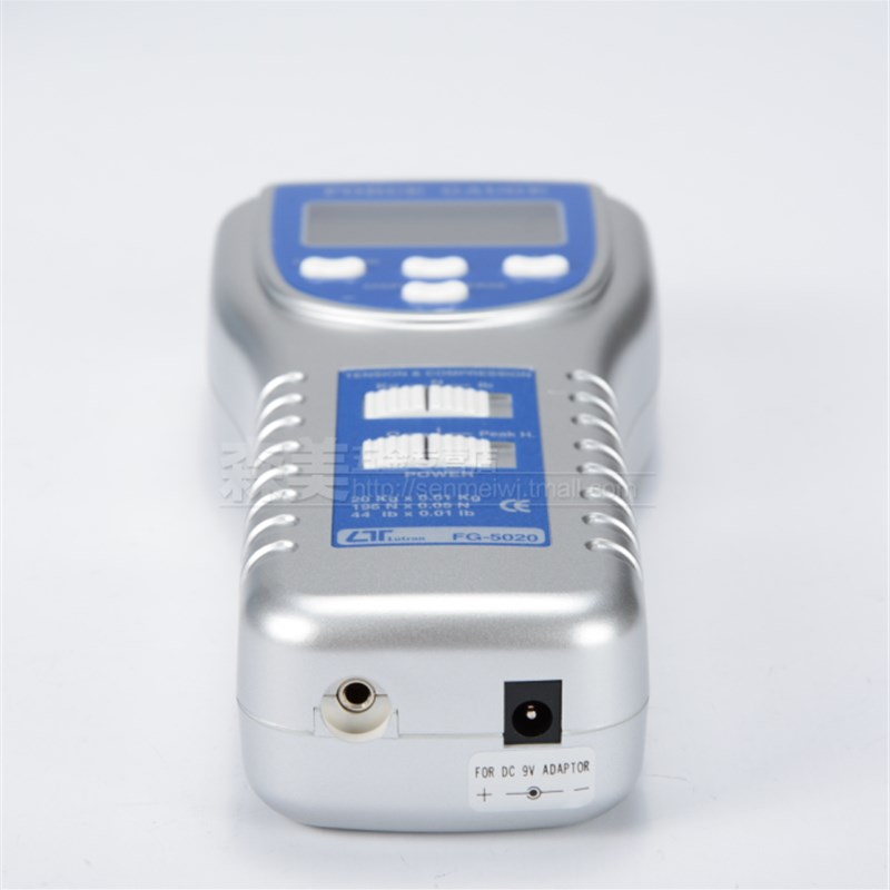 台湾禄昌Fg5020数字推拉式压力表20kg数显压力测试仪正品进口