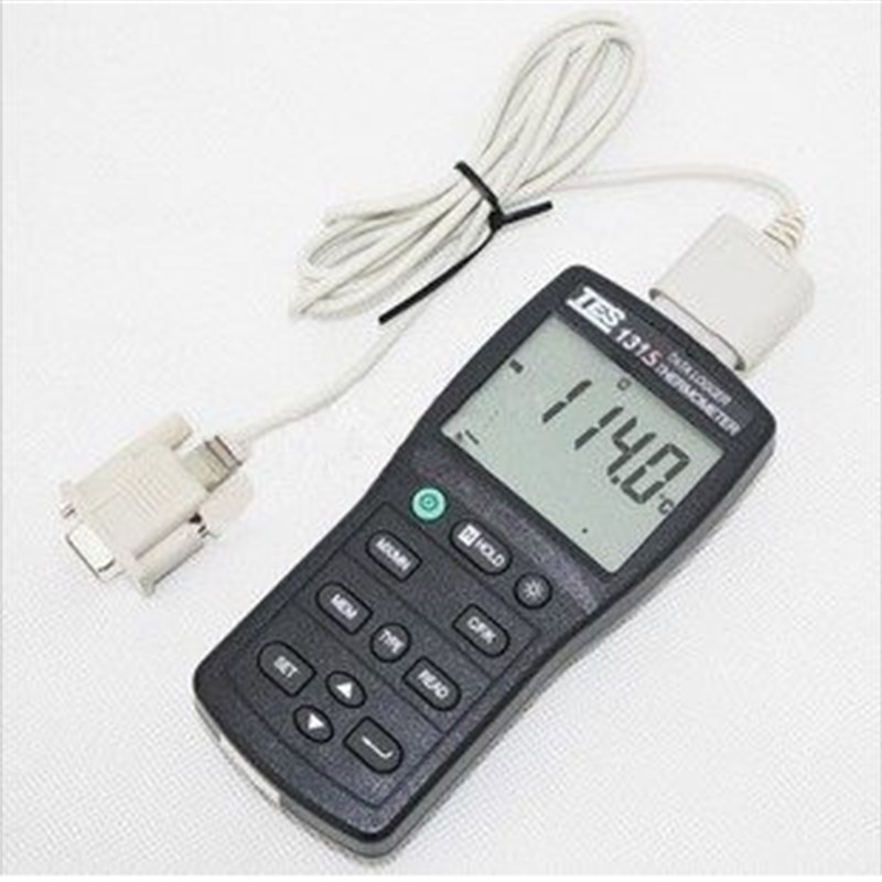 可开13%票中国台湾泰仕TES1316温度记录表 高精度数显温度计