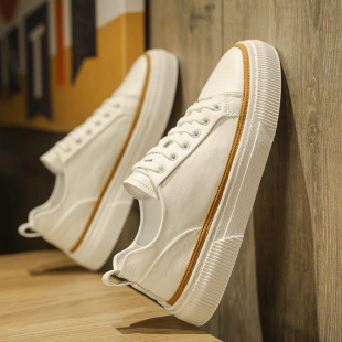春季男士小白鞋潮流百o搭男款小众高级感休闲2023新款平板鞋男鞋