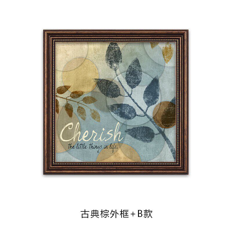 美式餐厅装饰画饭厅m墙面背景墙客厅玄关卧室书房壁画简美厨房挂
