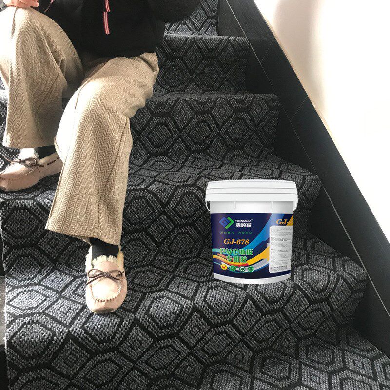 PVC地板革地胶l地板贴自粘地板石塑地板塑料地板胶水绿勋