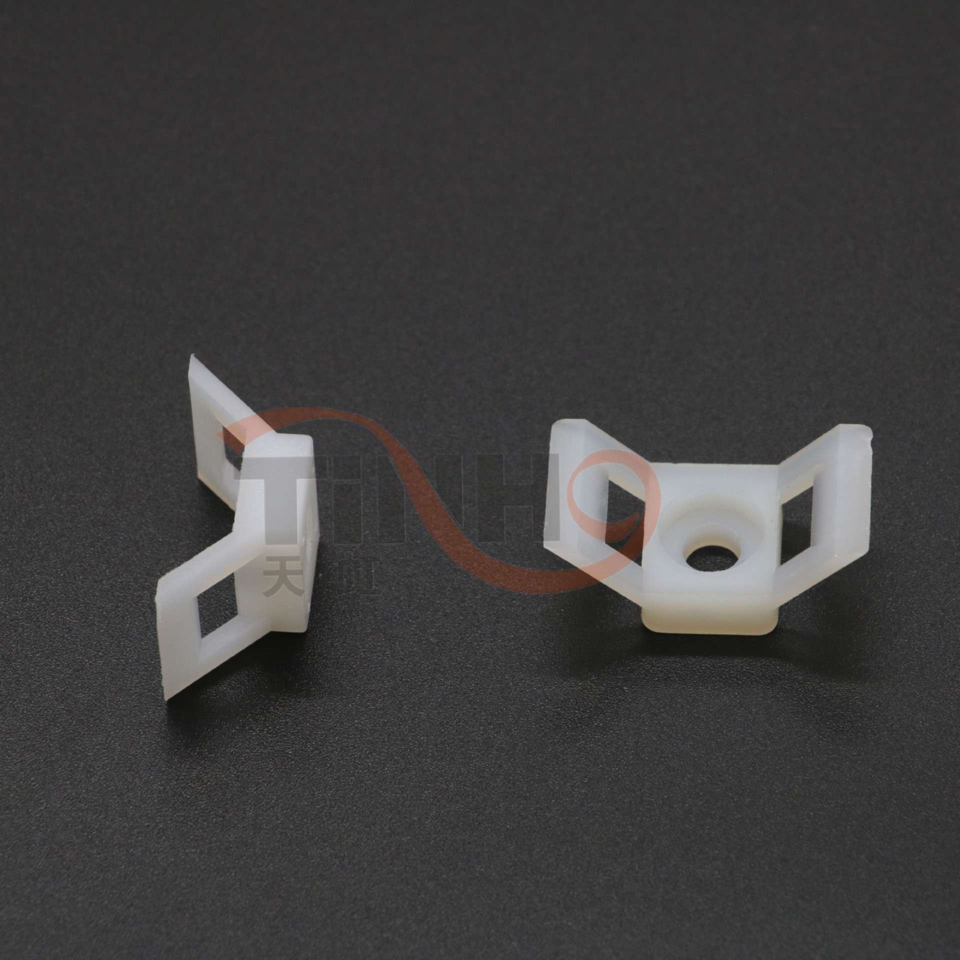 尼龙马鞍形扎带固定座螺丝孔电线电源线固定座 STM-2 HC-0 1 2 4