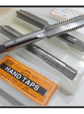 原装日本富士HTD手用3支套装丝攻 丝锥M3M4M5M6 M8 M10 M12 M16