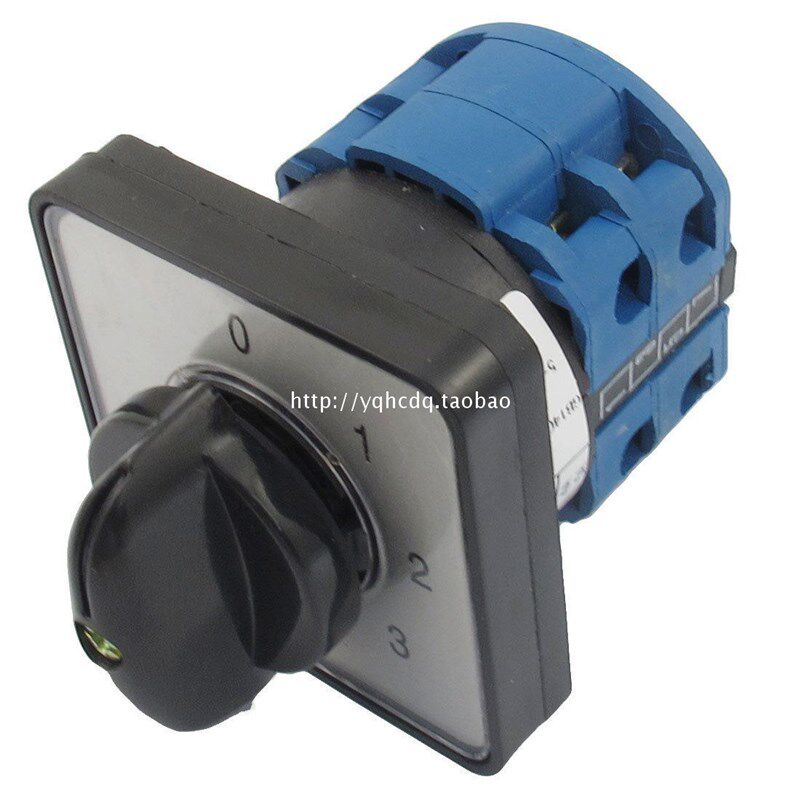 卓超 万能转换开关SZW26-20/0-3.2 20A 2节3档档位开关 选择开关