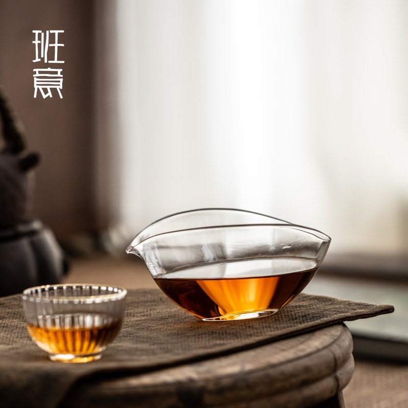 班意 魂动公道杯 匀杯 分茶器 日式耐热玻璃茶海 出口良品