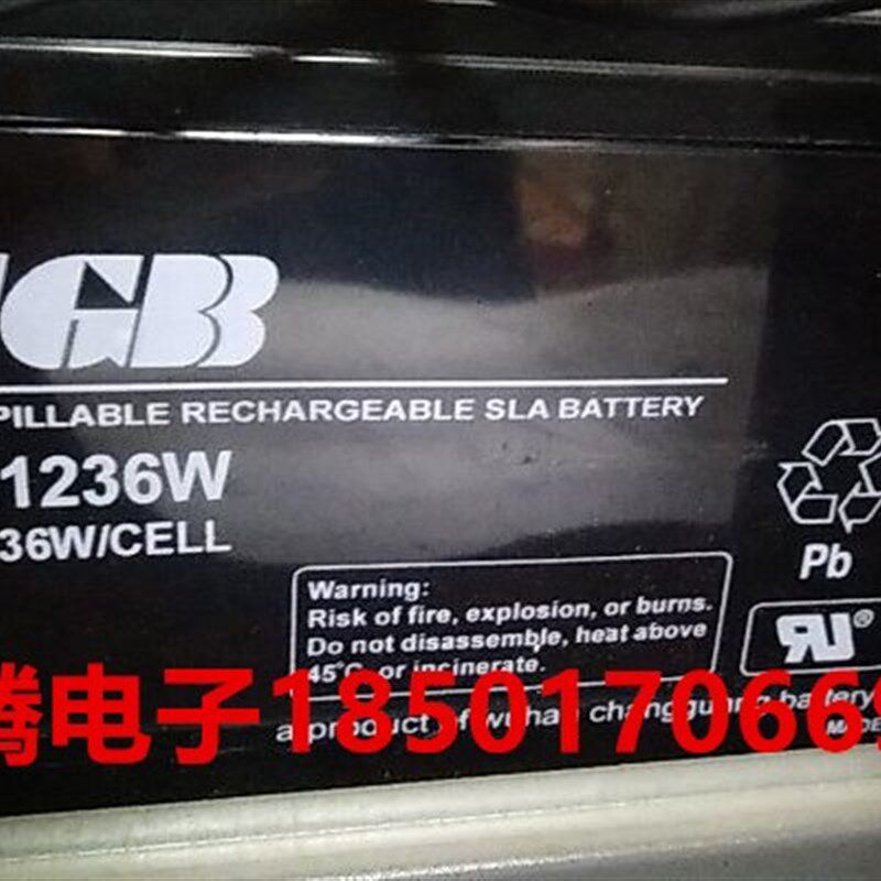 CGB蓄电池 HR1236W 12V36W/CELL 恒电HENDIAN不间断UPS电源电池