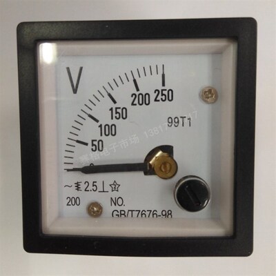 99T1-250V  交流450V 交流指针 式电压表 48*48mm 99T1-AC250V