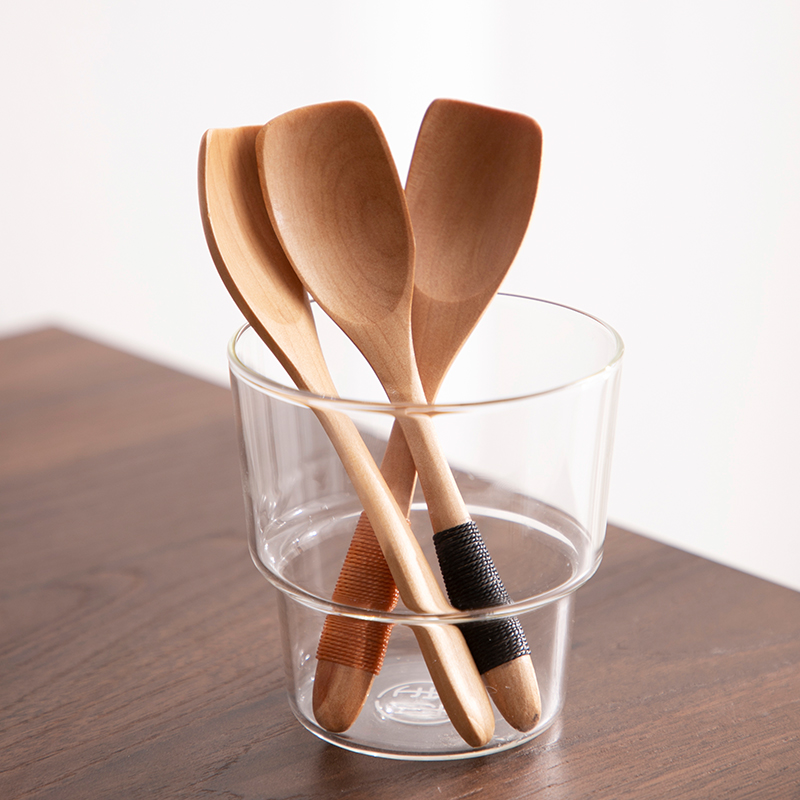 米立风物小勺子精致家用木勺甜品勺吃饭用木勺子调羹汤匙日式汤勺