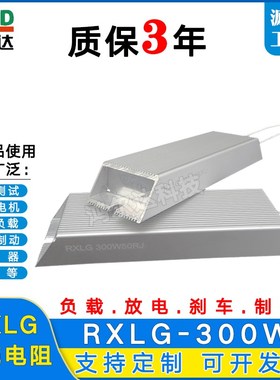 RXLG-300W铝壳伺服变频器制动刹车再生电阻10R30R50R100R150R250R