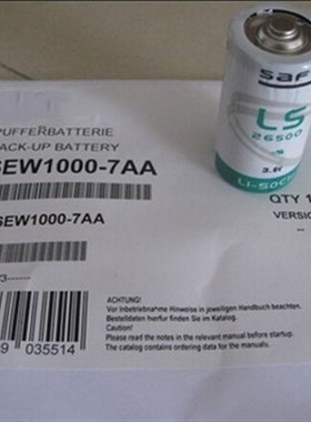 原装进口6EW1000-7AA 专用锂电池 3.6V LS26500