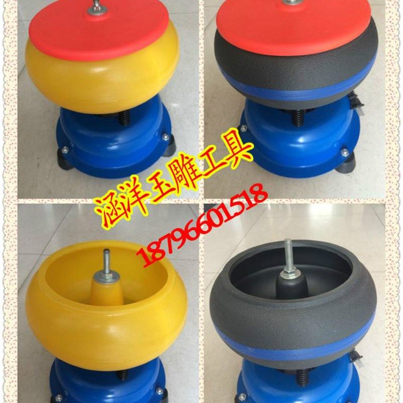 10寸玉石抛光机震机翡翠玛瑙琥珀震机木头佛珠震桶震动研磨机抛光