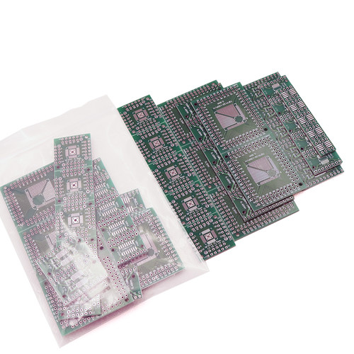 PCB板贴片转直插 转换板组合套装FQFP32~100 QFN48 SOP8~16~24~28