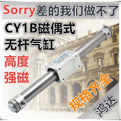 CY3B10磁偶式无杆气缸 CY1B10*50/100/200/250/300/400/500 RMS
