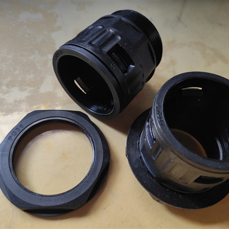 TMY波纹管接头PG36 M40适配AD42.5软管接头快速直插接头 外螺纹