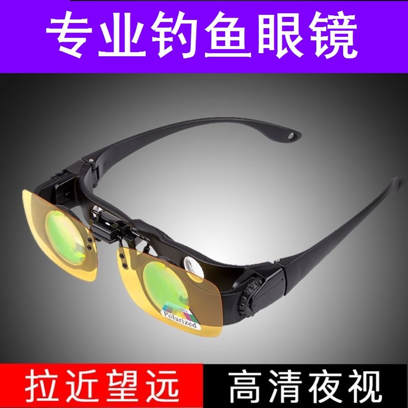 。钓鱼望远镜看漂专用高倍高清近视眼神器专业放大头戴放大镜超大