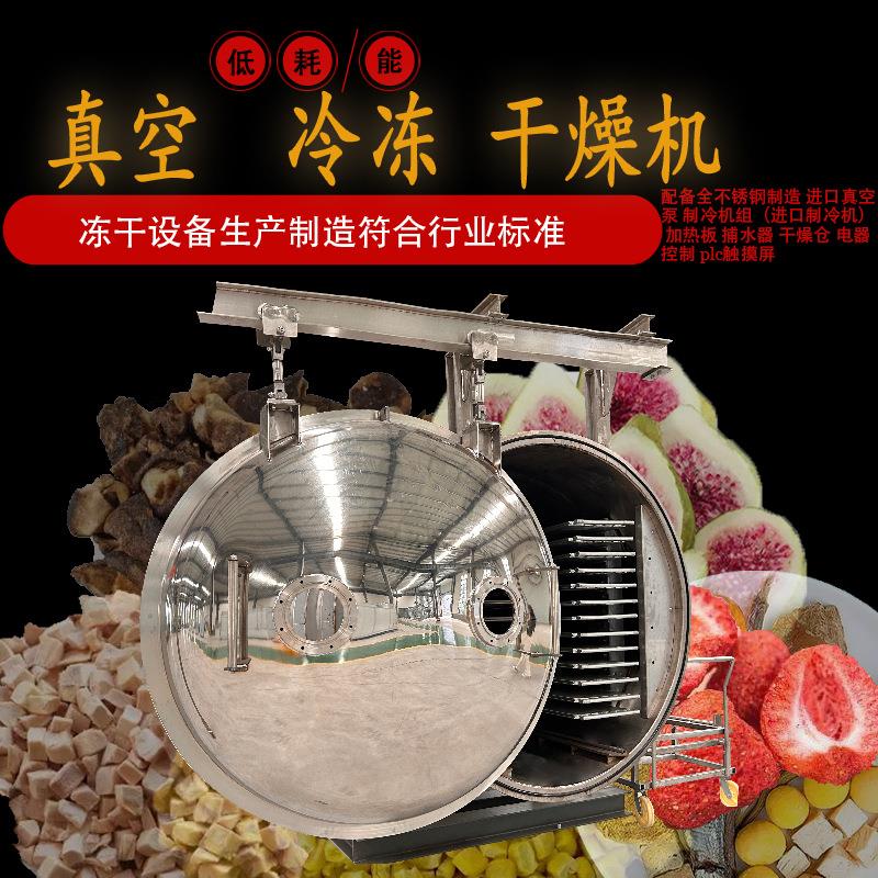 中小型真空冷冻干燥机虫草果蔬粉剂冻干设备咖啡冻干机食品厂用