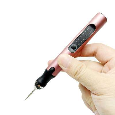 新品E108便捷式2.35MM夹头迷你电磨微型笔式电钻磨甲电动工具38PC