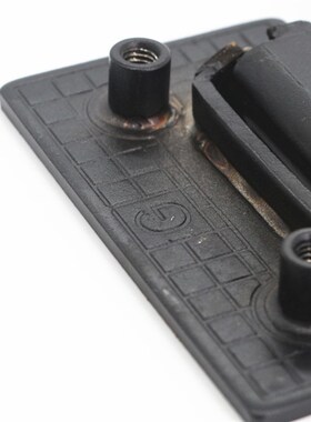 黑色90度浴室夹不锈钢玻璃门合页实F心浴室门夹双向铰链淋浴房合