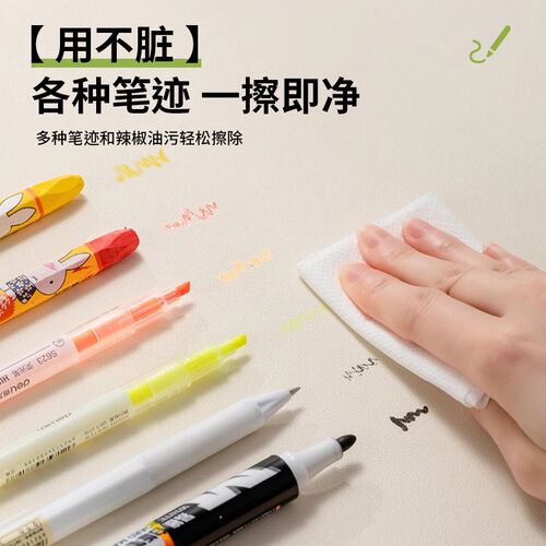儿童书桌垫防水防污可擦s小学生写字台皮革桌面保护垫书桌布护眼