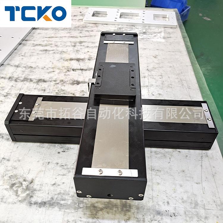 全封闭丝杆直线模组防尘放异物钢带结构密封线性导轨滑台模组