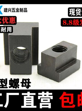 T型螺母45钢T形螺帽T型槽M6M8M10M12M14M16M20M22M30M36压板T形块