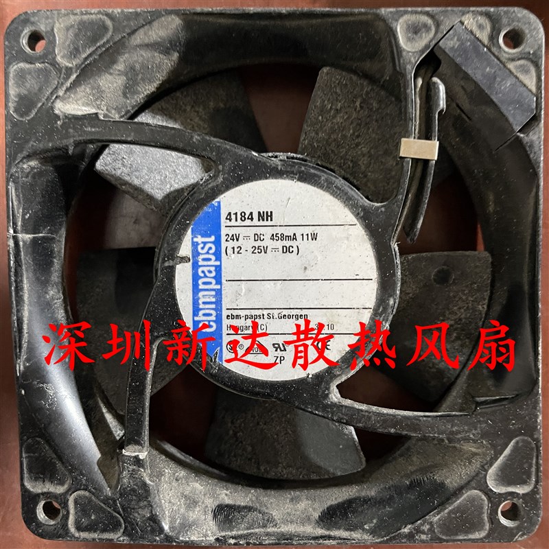 全新正品德国ebmpapst 4184NH 24V 11W 12CM 12038 铝框散热风扇