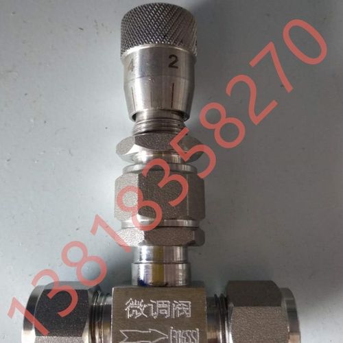 不锈钢微量调节阀 WL91H-320P真空微调阀针型带刻度卡套流量阀DW6