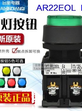 正品富S士凸头按钮AR22EOLE4G 10Y20 11G 01R带灯泡DC24V复位开关