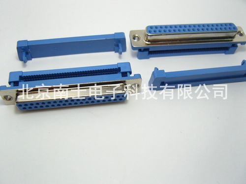 台湾 DIDC37F DB37母头 孔 压接 压线式 2.54MM压排线连接器 免焊