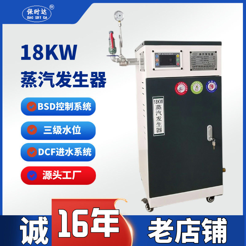 电加热18KW蒸汽发生器电蒸汽锅炉 全自动防干烧 商用小型蒸汽源
