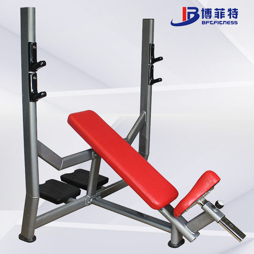 上斜推举训练架 上斜推胸训练器健身房器材 公安健身设备厂家