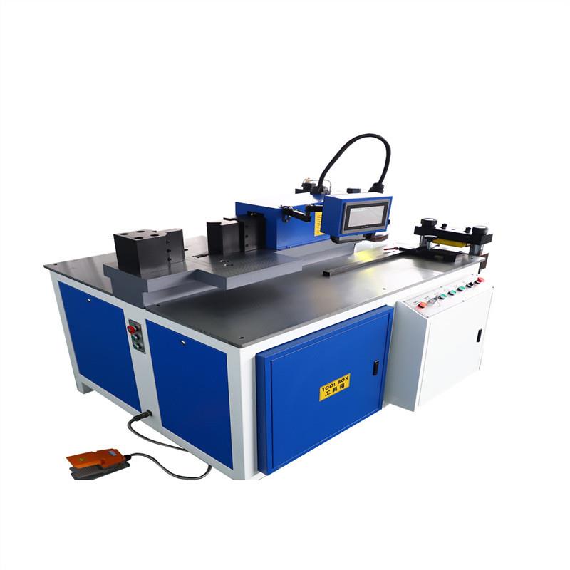 四合一数控母线加工机 多工位液压铜排加工设备 压电缆接头机