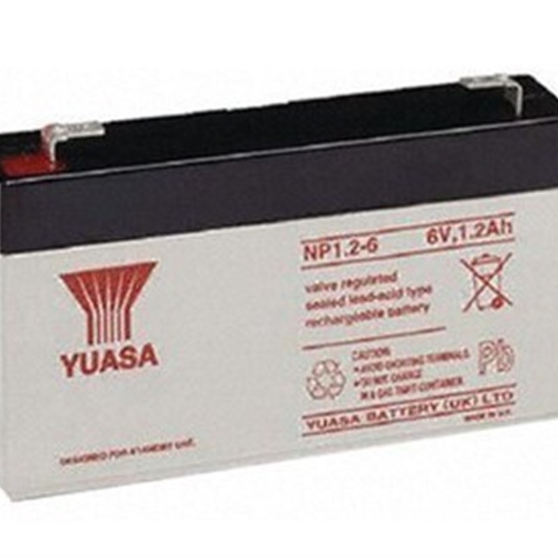 免邮YUASA汤浅NP1.2-6  6V1.2AH电子仪器/通信设备应急电源蓄电池