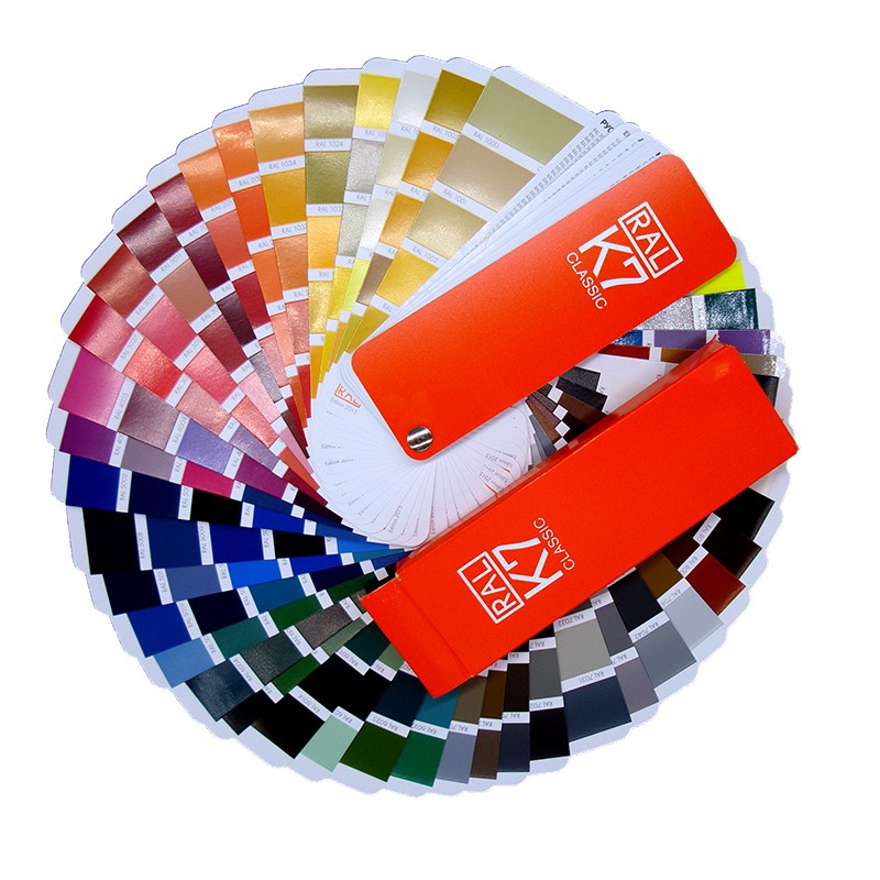 德国ral-K7色卡本劳尔国际标准油漆涂料欧标色标色样高光中文设计