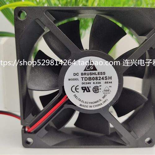 全新台达 8025 8CM厘米 TDB0824SH 24V 0.33A 3线 变频器散热风扇
