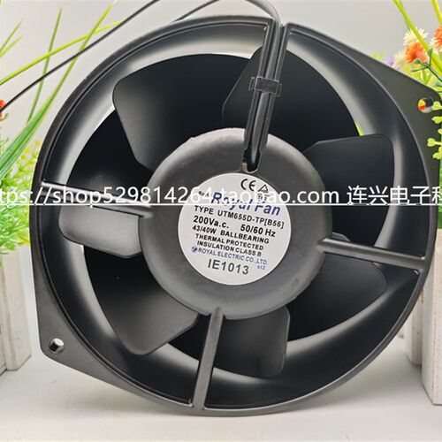 全新Royal Fan风机 UTM/UFM655D-TP[B56] 200V耐高温轴流散热风扇