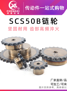 SCS高精度单排链轮S50 10A 50B36齿50B37齿50B38齿50B39齿50B40齿