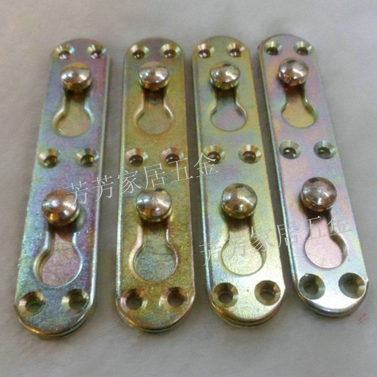 特价//6寸床挂件 家居床插 床铰链 床连接件 家具连接件 1套 4对,模玩/动漫/周边/娃圈三坑/桌游,桌游配件/卡套/保护膜,淘宝优惠券,粉丝福利购,淘宝优惠卷