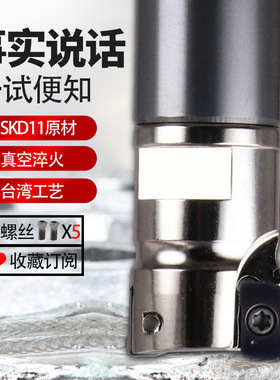 瓦洛克螺纹式锁牙头戴杰YPHW1003刀片钨钢刀杆连接式锁牙头YP1003