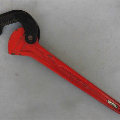 库存老货特重型快速管子钳450mm自紧式管钳大号快速扳手水暖工具