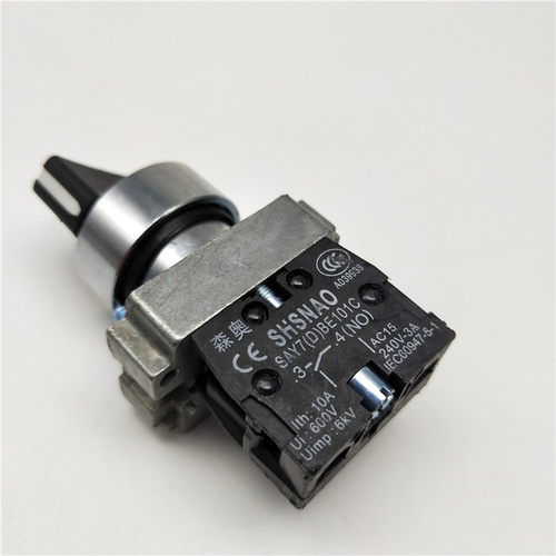 上海森奥银触点XB2-BD21C二档旋转选择按钮开关ZB2-BE101C一常开