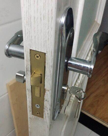 房间门旧门换锁 卧室门锁室内通用型 老式门锁房门锁家用内木门锁