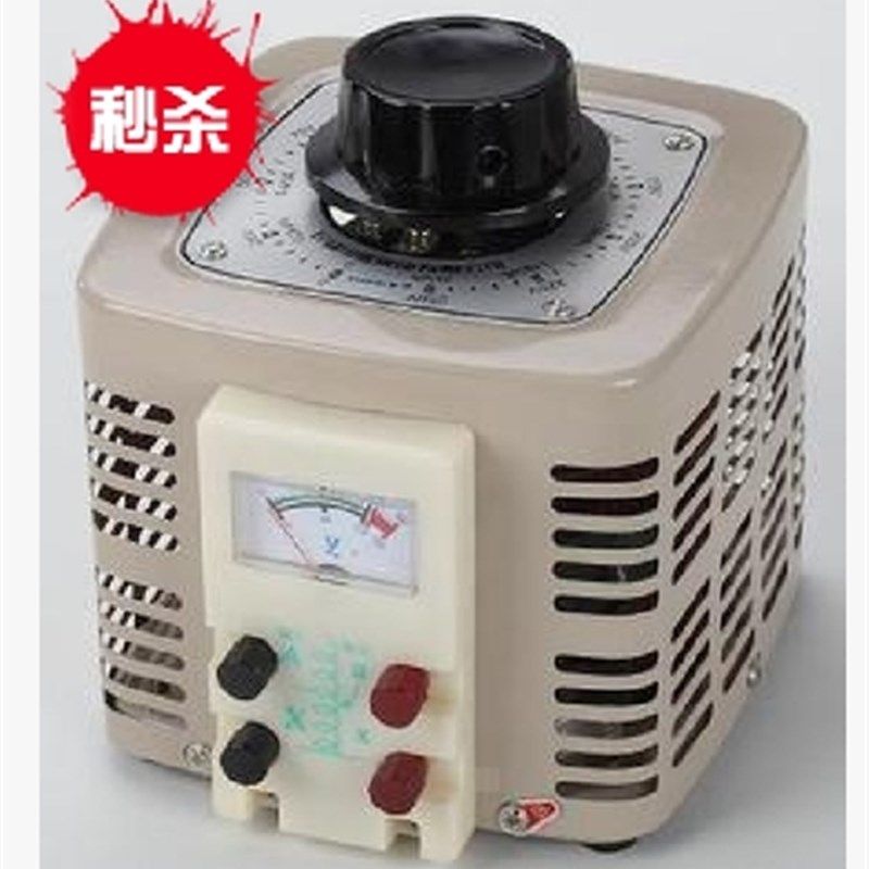 单相可调式接触调压器TDGC2-5KVA交流工业电子220V输入 0-380V输