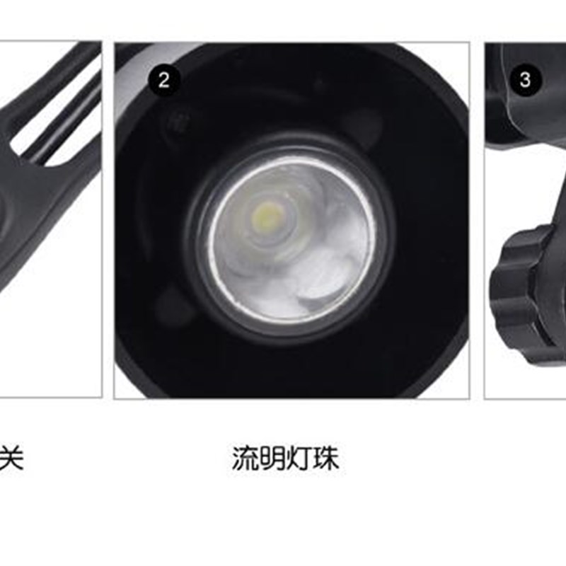 线控电筒喇叭自行车l前灯喇叭山地车灯铃铛18650充电骑行装备配件